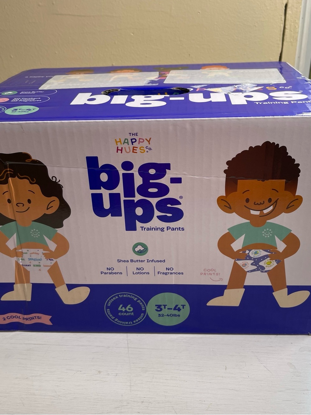 The Happy Hues Big-Ups Training Pants Size Toddler 3T-4T count 46 New In Box